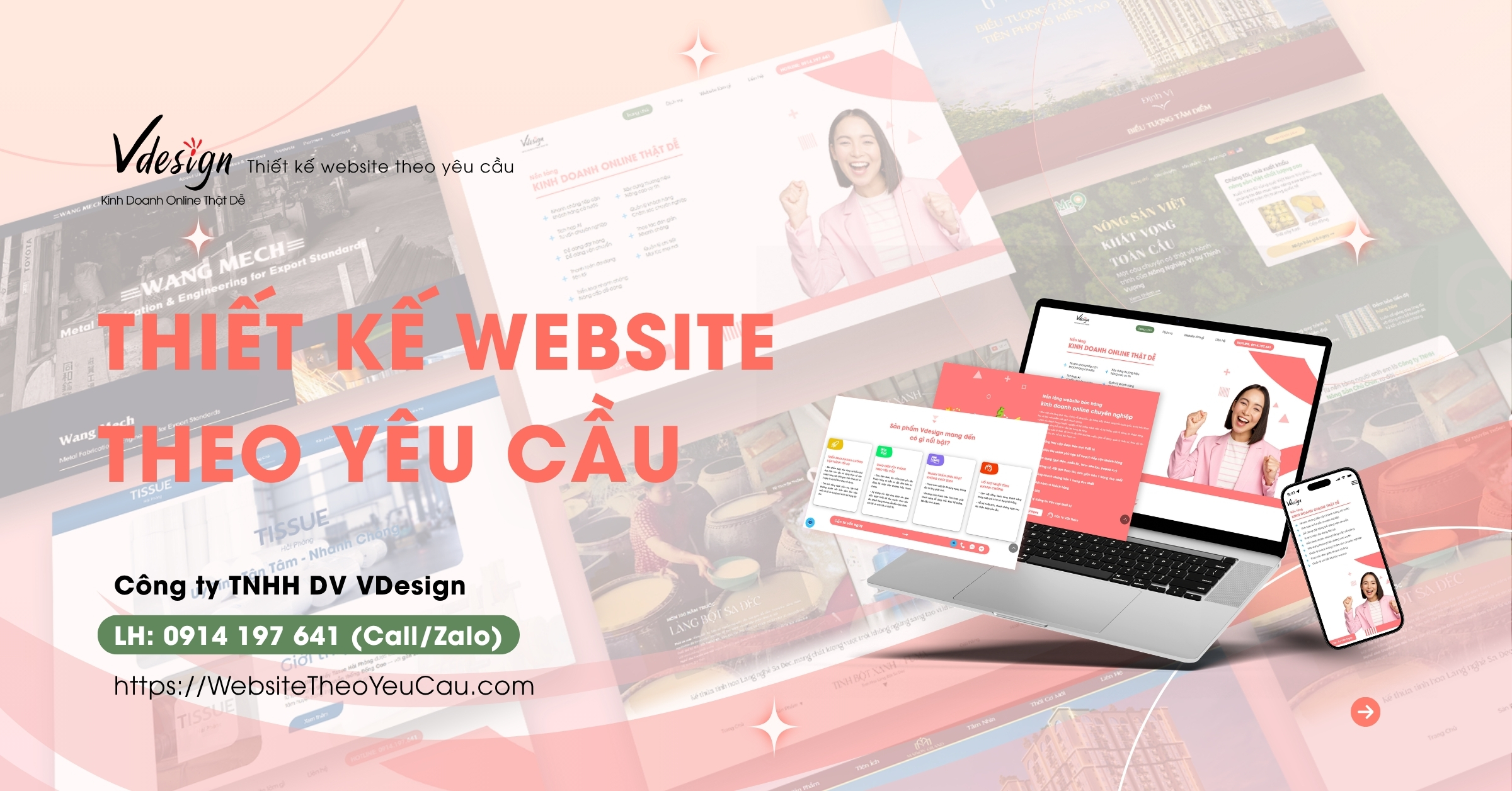Thiết kế Website Theo Yêu Cầu tại VDesign.