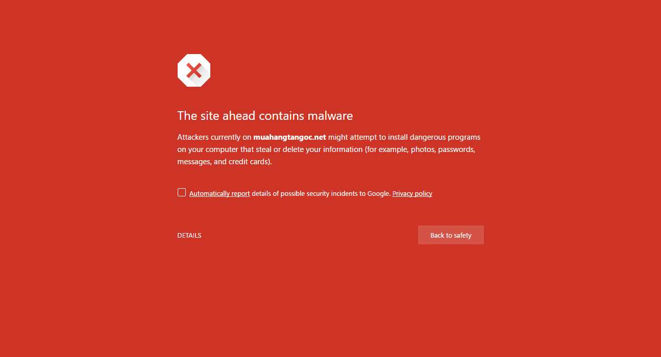 Những nguyên nhân phổ biến khi website bị dính mã độc
