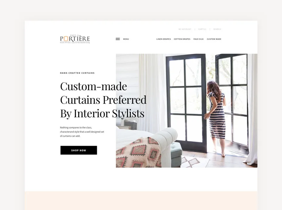 Xu hướng thiết kế website tận dụng không gian trắng và việc đóng khung