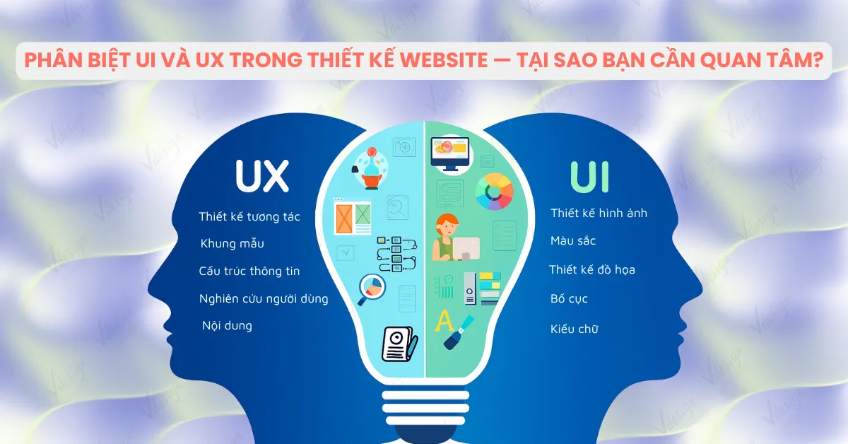 Phân biệt UI và UX trong thiết kế website - Tại sao bạn cần quan tâm?