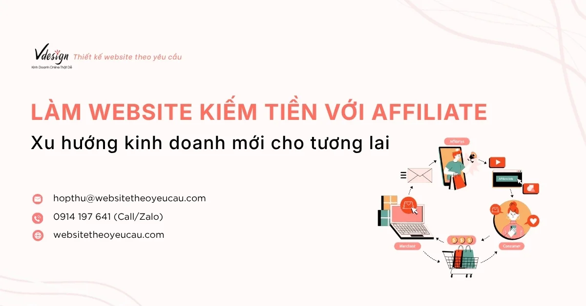 Làm Website kiếm tiền với Affiliate - Xu hướng kinh doanh mới cho tương lai