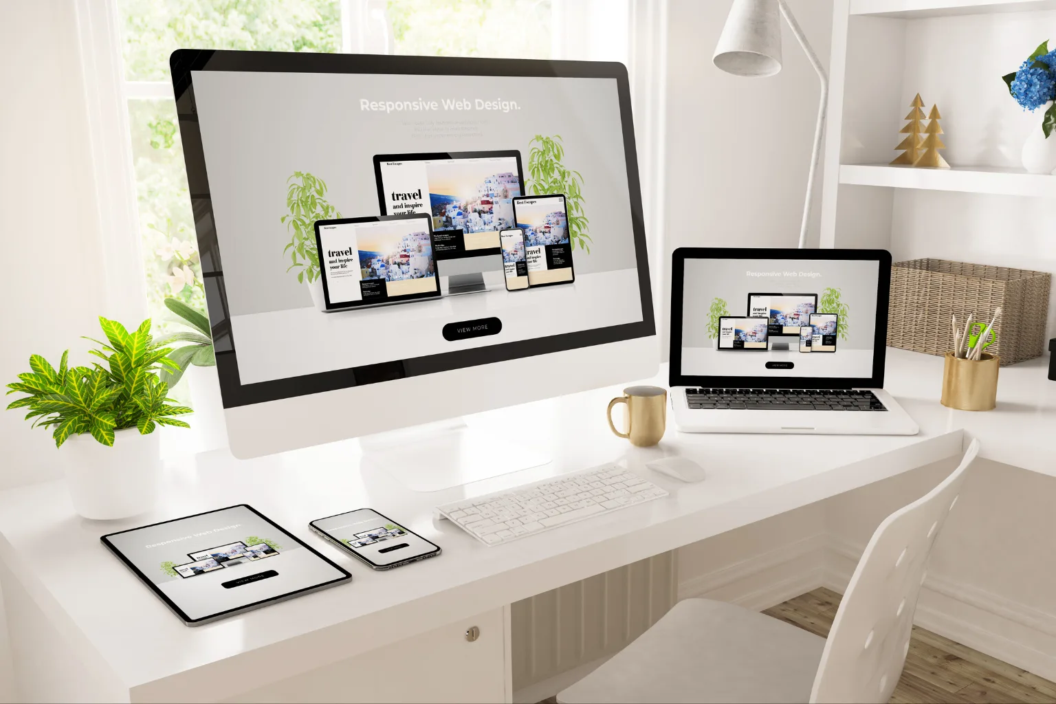 Responsive website sẽ giúp hiển thị đẹp trên mọi thiết bị