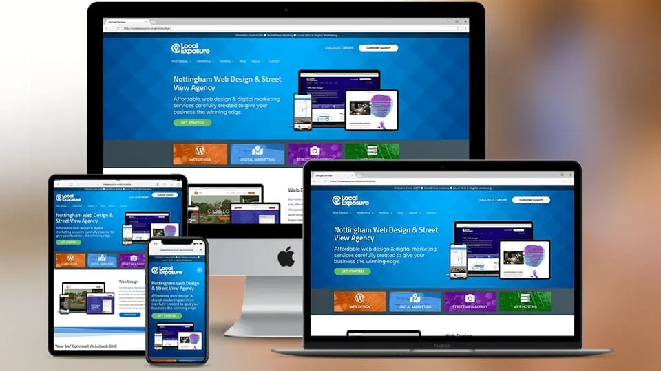 Responsive mobile website