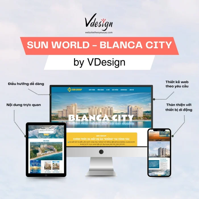 Dự Án Landing Page BLANCA CITY